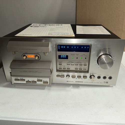 Pioneer f900 tape - pioneer, ct-f900